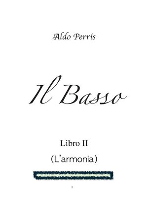 cover image of Il Basso